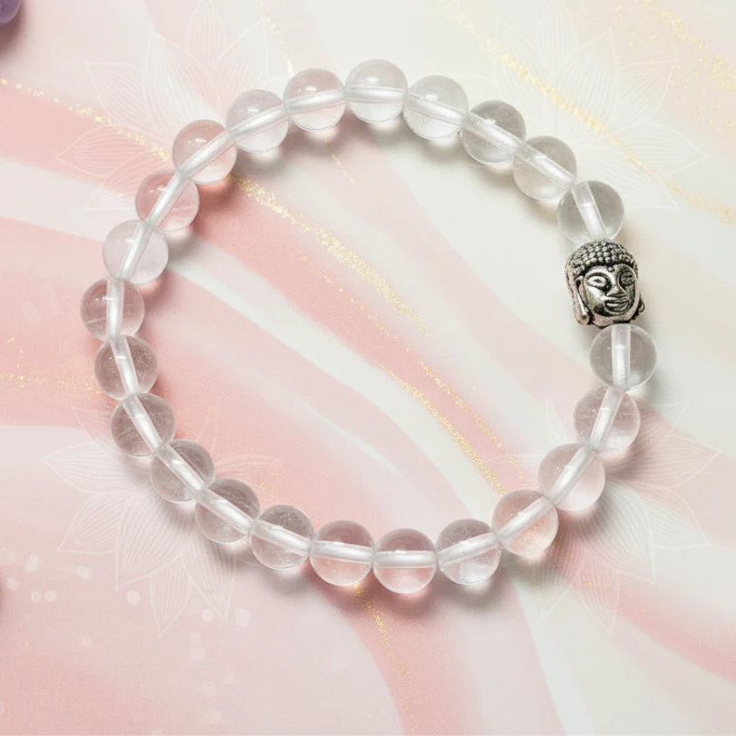 Clear Quartz Bracelet  as Master Healer (8mm) - Image 3